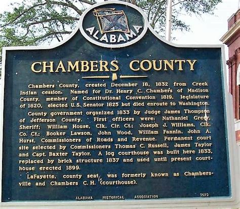 There Was An Outdoor Courthouse In Chambers County Alabama In 1830s