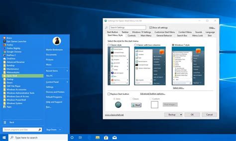 Classic Shell Devolve O Menu Iniciar Do Windows 7 No Windows 10