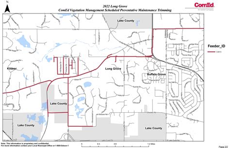 Updated 2022 Long Grove Comed Vegetation Management Map Long Grove