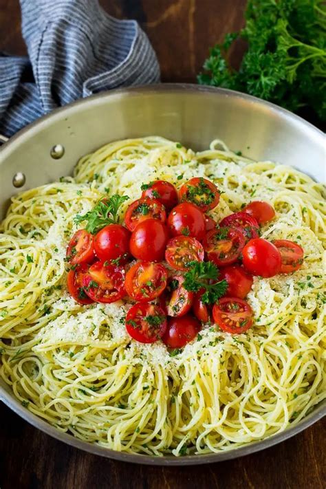 How to make easy angel hair pasta: This angel hair pasta recipe is tender noodles coated in ...