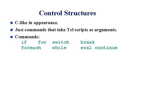 Programming Using Tcltk These Slides Are Based Upon