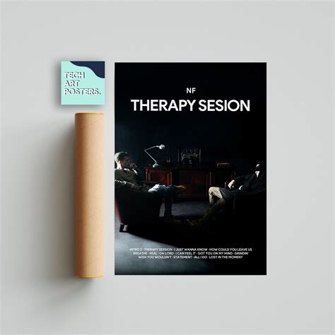 Nf Therapy Session Album Cover Poster Wall Art Music Etsy