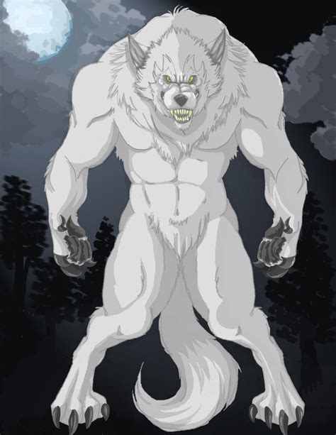 White Werewolf By Ravenshadows08 On Deviantart