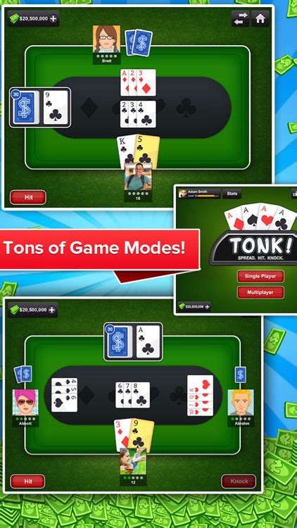 Tonk Multiplayer Card Game Tunk Classic Free By Maj Apps And Games Llc