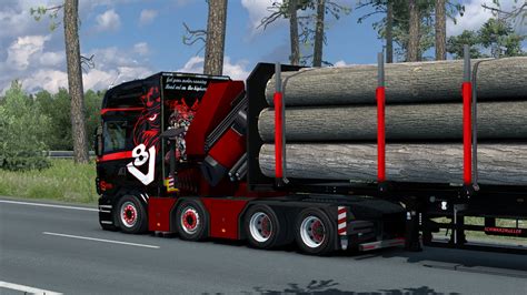 Scania Rjl Crane Mod V1 Euro Truck Simulator 2 Mod World