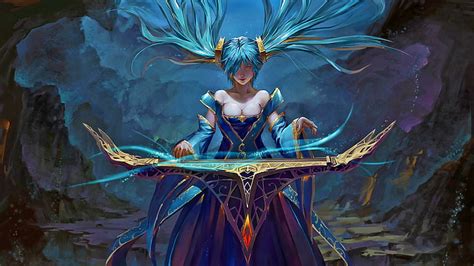 828x1792px free download hd wallpaper league of legends sona illustration video game sona