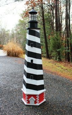 The wood plans for this. Plans for a 4 ft. lawn lighthouse | DIY Woodworking Projects | Pinterest | Lighthouse, Lawn and ...