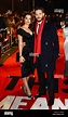 Tom Hardy and girlfriend Charlotte Riley arriving for the premiere of ...