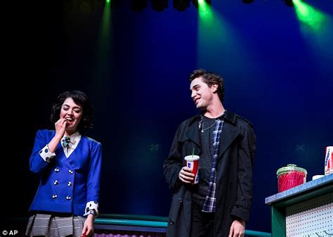 Grey henson as damian, barrett wilbert weed as janis and erika henningsen as cady in the musical adaptation of mean girls, now playing on. Carly Rae Jepsen shows off her edgy side in a black ...