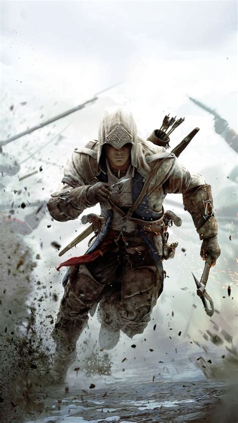 6.77 gb assassin's creed 3 is the final part of the legendary game, developed by ubisoft. Download 2160x3840 wallpaper Assassin's Creed 3, game ...