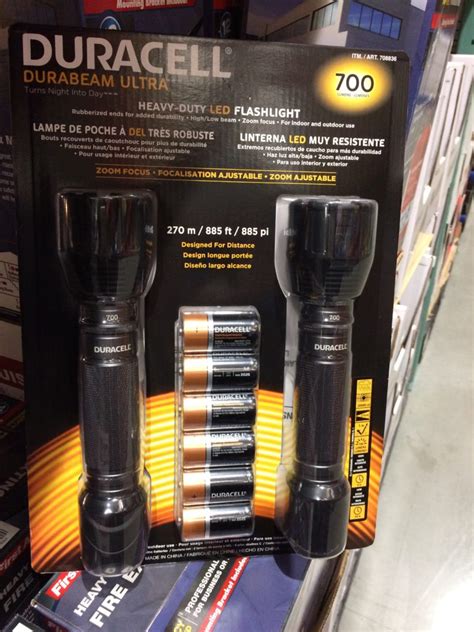 Duracell 2 Pack Led 700 Lumens Flashlight Costcochaser