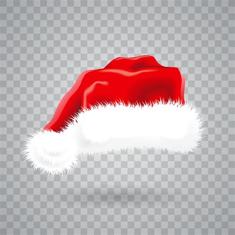 Free Furry Sticker Base ~ Hat Santa Background Christmas Vector