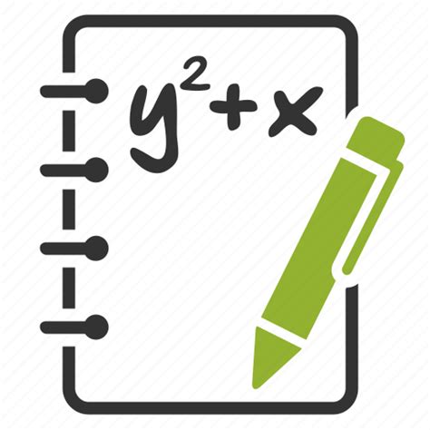 Algebra Formula Math Study Icon