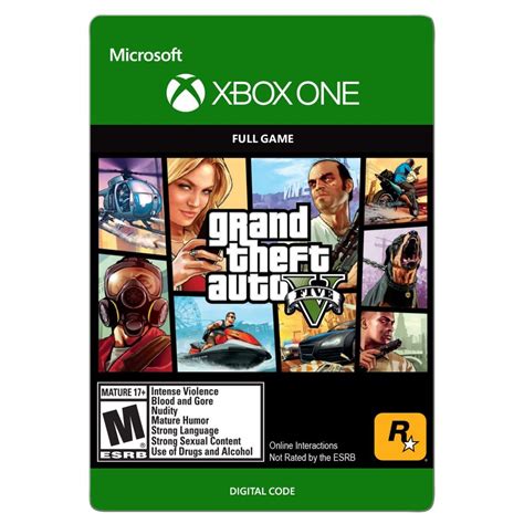 Grand Theft Auto V Digital Download Rockstar Games Xbox One 799366469209