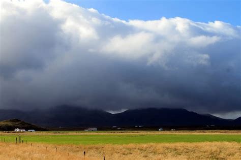 Clouds Over Icelandic Landscape Sky Clouds Landscapes Iceland