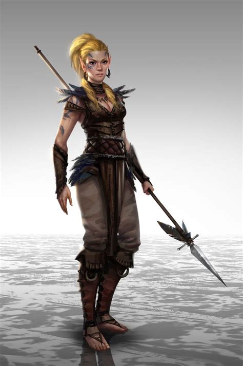 Female elven warriors were actually very rare. Pin by Tom Parker on *Fantastical Art: Aerie | Female elf ...