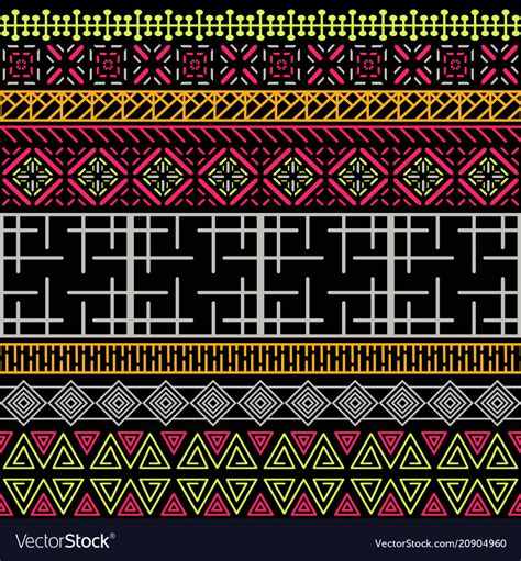 Tribal Seamless Pattern Royalty Free Vector Image