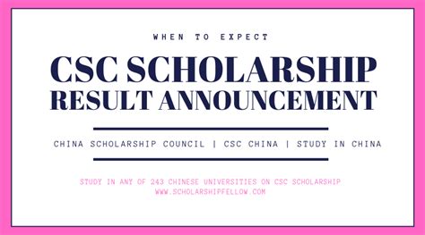 Scholarship application 12611 views 11 october, 2020. CSC Scholarship Result Announcement - Chinese Scholarship ...