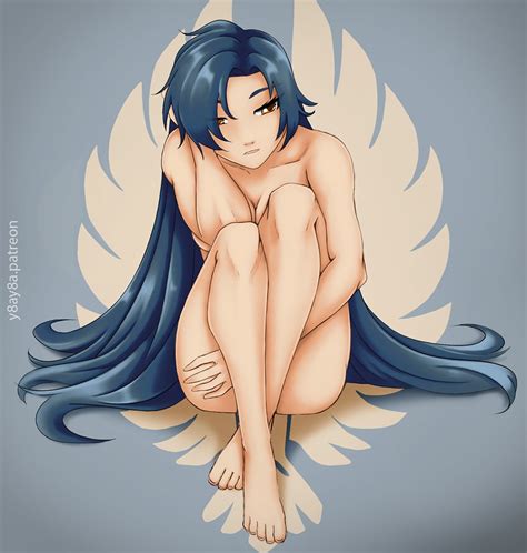 Rule 34 1girls Blue Hair Covered Breasts Covered Nipples Covered