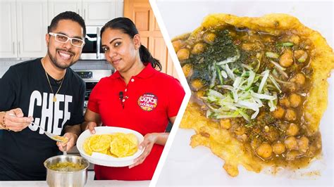 Street Food Favourites How To Make Trini Doubles Trinidad Cuisine