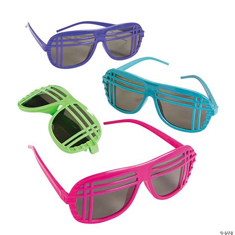 80s neon sunglasses 12 pc oriental trading