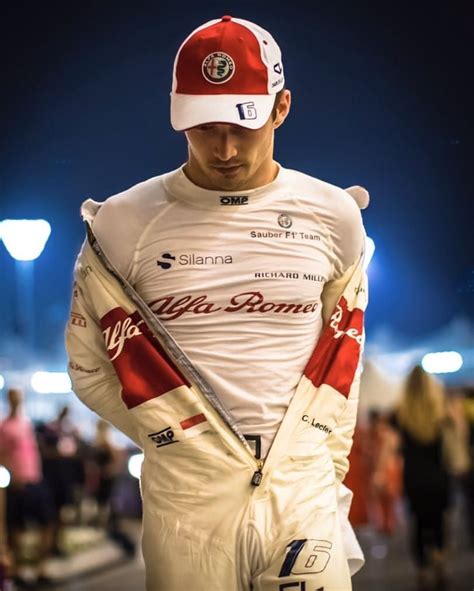 16 Charles Leclerc Alfa Romeo Sauber F1 Team In Yas Marina 2018