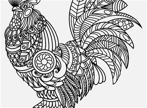 Rooster Coloring Page at GetColorings.com | Free printable colorings