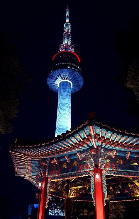 Namsan Tower Seoul Source Skorea South Korea Seoul South Korea
