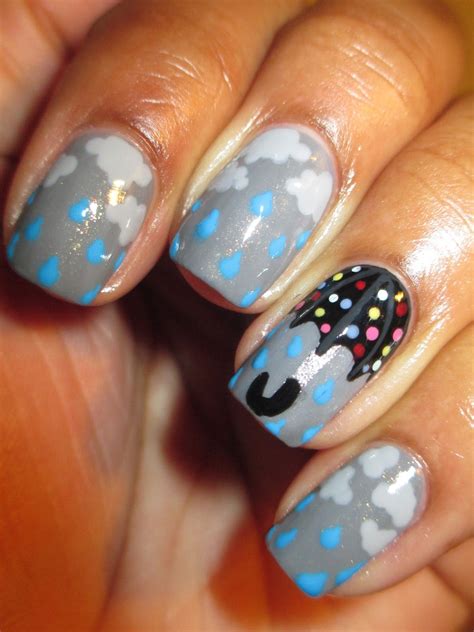 Check spelling or type a new query. Umbrella (With images) | April nails, Spring nail art, Nail art designs