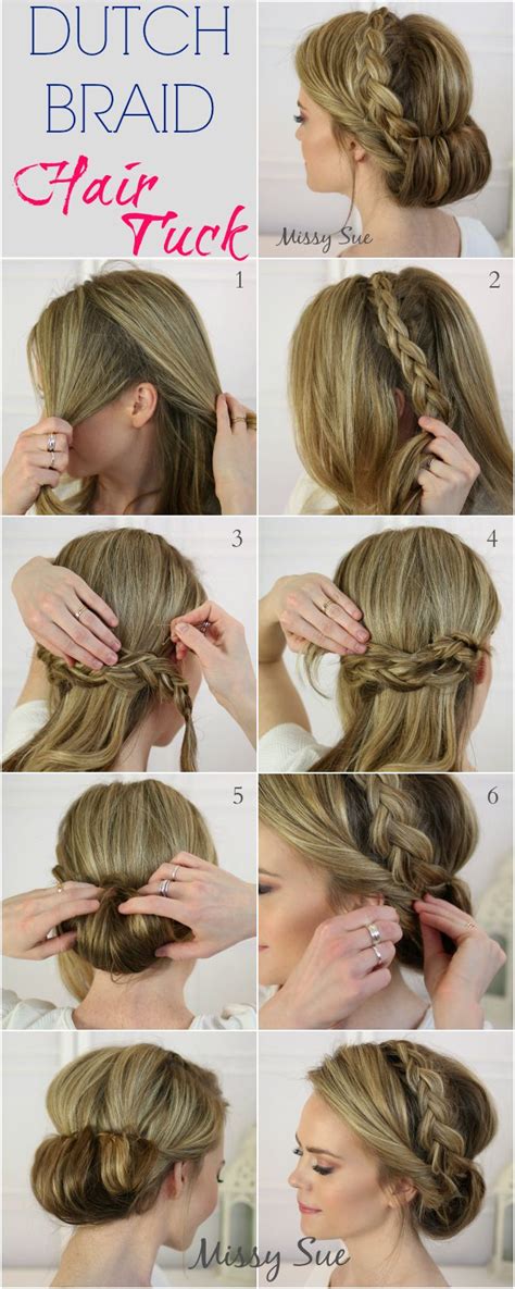 3) braid both sides of hair separately. 17 Stunning Dutch Braid Hairstyles With Tutorials - Pretty ...