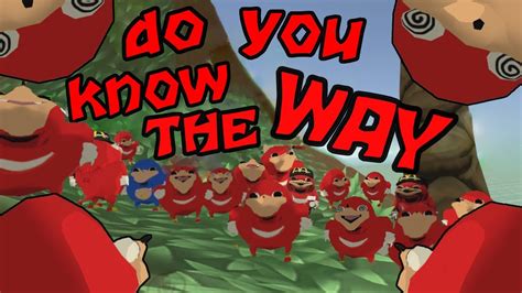 Do You Know The Way Ugandan Knuckles Tribe Vrchat Funny Moments Youtube