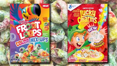 Froot Loops Color Mix Ups And Lucky Charms New Magic Gem Marshmallows