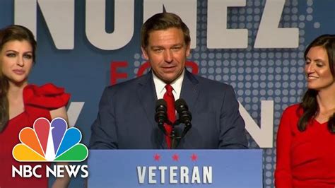 Ron Desantis In Victory Speech Says Its The Voice Of The People That