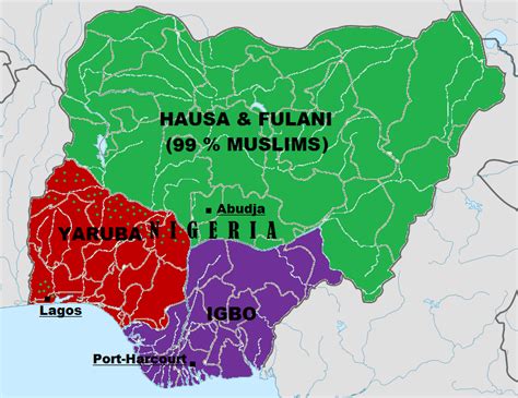 Map Of Ethnic Groups In Nigeria As It Revolves From 1901 2015