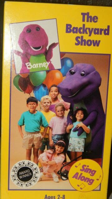 Barney The Backyard Show Vhs 1988 For Sale Online Ebay