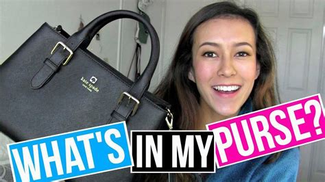 Whats In My Kate Spade Bag 2016 Youtube