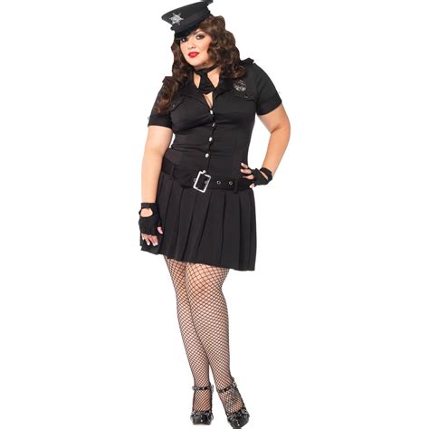 Arresting Officer Womens Plus Size Adult Halloween Costume