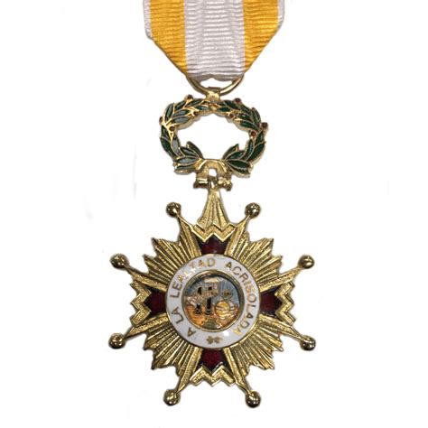 Conjunto Medalla Cruz De La Orden De Isabel La Catolica