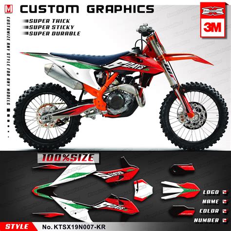 Kungfu Graphics Restyle Motorcycle Decal Kit Full Vinyl Wrap For 125