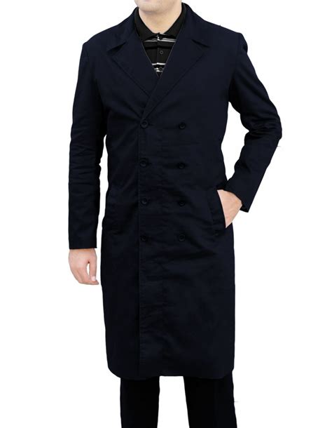 James Bond Coat Black Long Spectre Coat