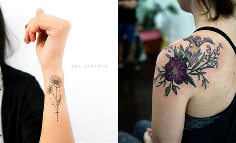 43 beautiful flower tattoos for women stayglam