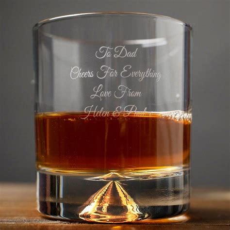Create A Unique Whisky Glass For Your Whisky Enthusiast With Our Engraved Glass Personalise It