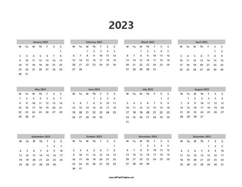 Printable Calendars Esl Flashcards 2023 White Mini Calendar By Janz