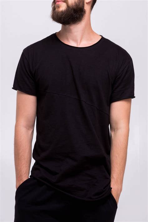 5342 Oversized T Shirt Mockup Black Zip File