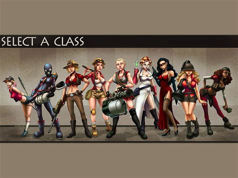 Game Application Poster Valve Steam Software Team Fortress 2 Classes Hd Wallpaper