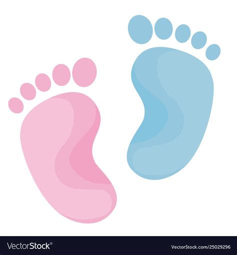 Baby Footprints Clipart Baby Footprints Clipart Pink Blue Baby Clipart
