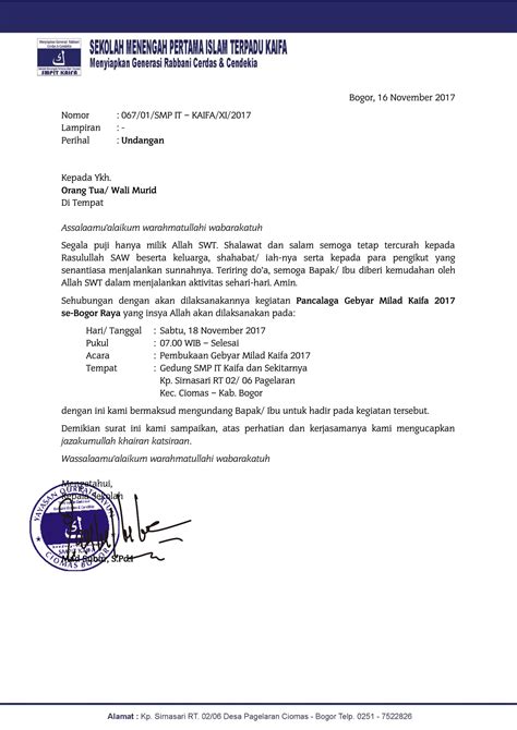 Surat Undangan Kegiatan