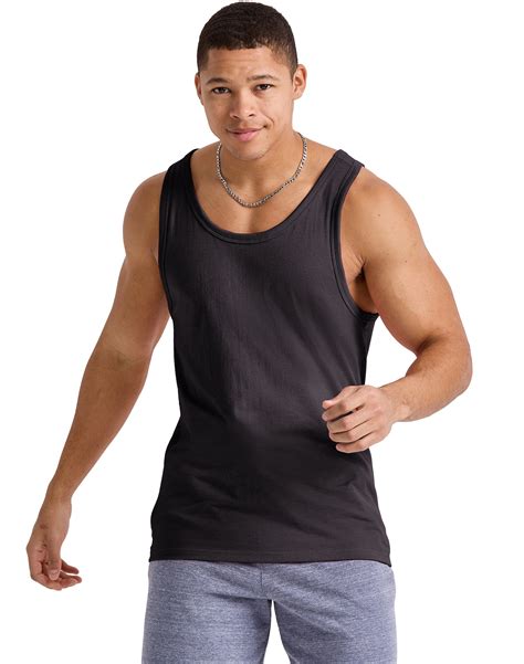 Hanes Men Tank Top Sleeveless Shirt Cotton Lightweight Originals