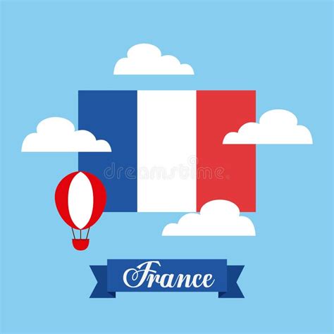 France Flag Classic Culture Stock Illustration Illustration Of Emblem