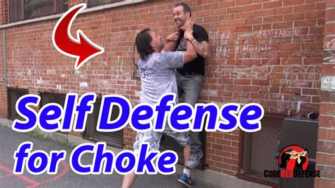 self defense against a choke on a wall archives self defense